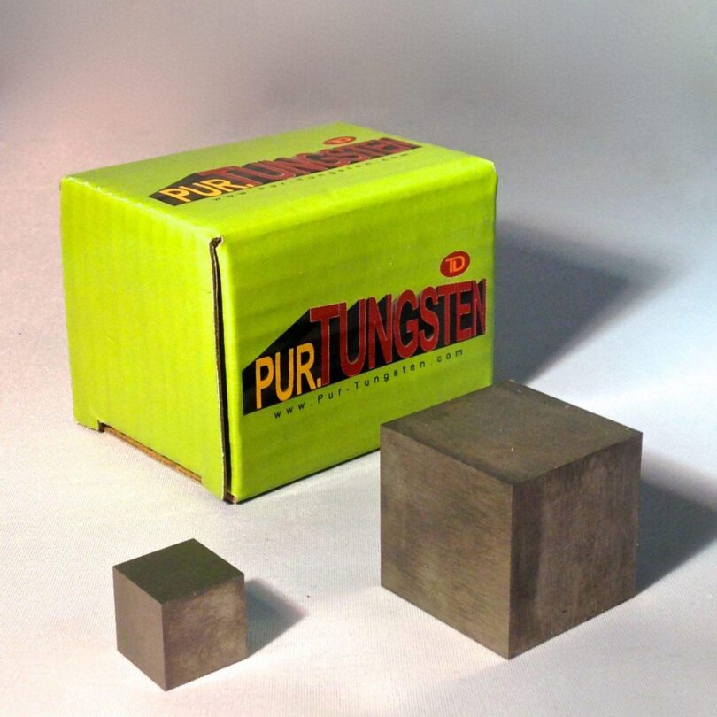 Tungsten Cube Block Display Weights Shop Pur Tungsten