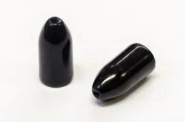 Tungsten Black Bullet Worm Weights or Fishing Bullet Weights or Bullet Weights