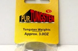 Pinewood Derby Tungsten Weights 3 oz 1" Dia x 0.375" Thick Cylinder