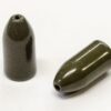 Tungsten Green Bullet Worm Weights or Fishing Bullet Weights or Bullet Weights