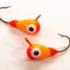 Tungsten Orange Glow Ice Jigs