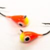 Tungsten Pink Glow Ice Jigs